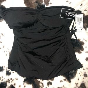 NWT 2bamboo tankini Top